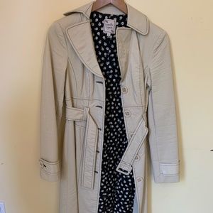 Nanette Lepore vintage/retro rain trench coat